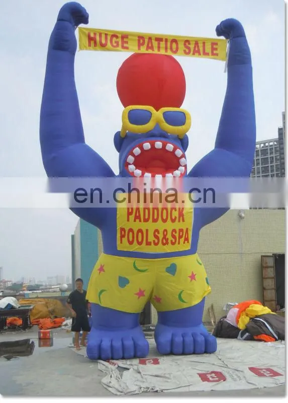 Inflatable Orangutan Shape for Advertising