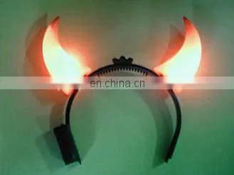 party head band flashing devil horns