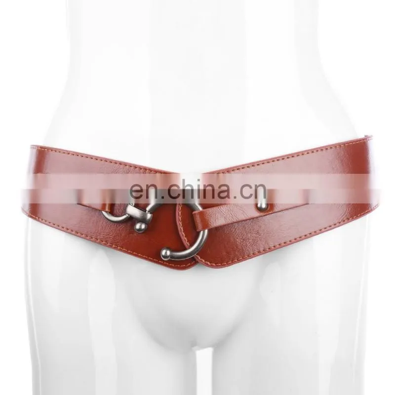Grace Karin Women Ladies Girls Retro Metal Hook Buckle Elastic Waist Belt Waistband CL010484