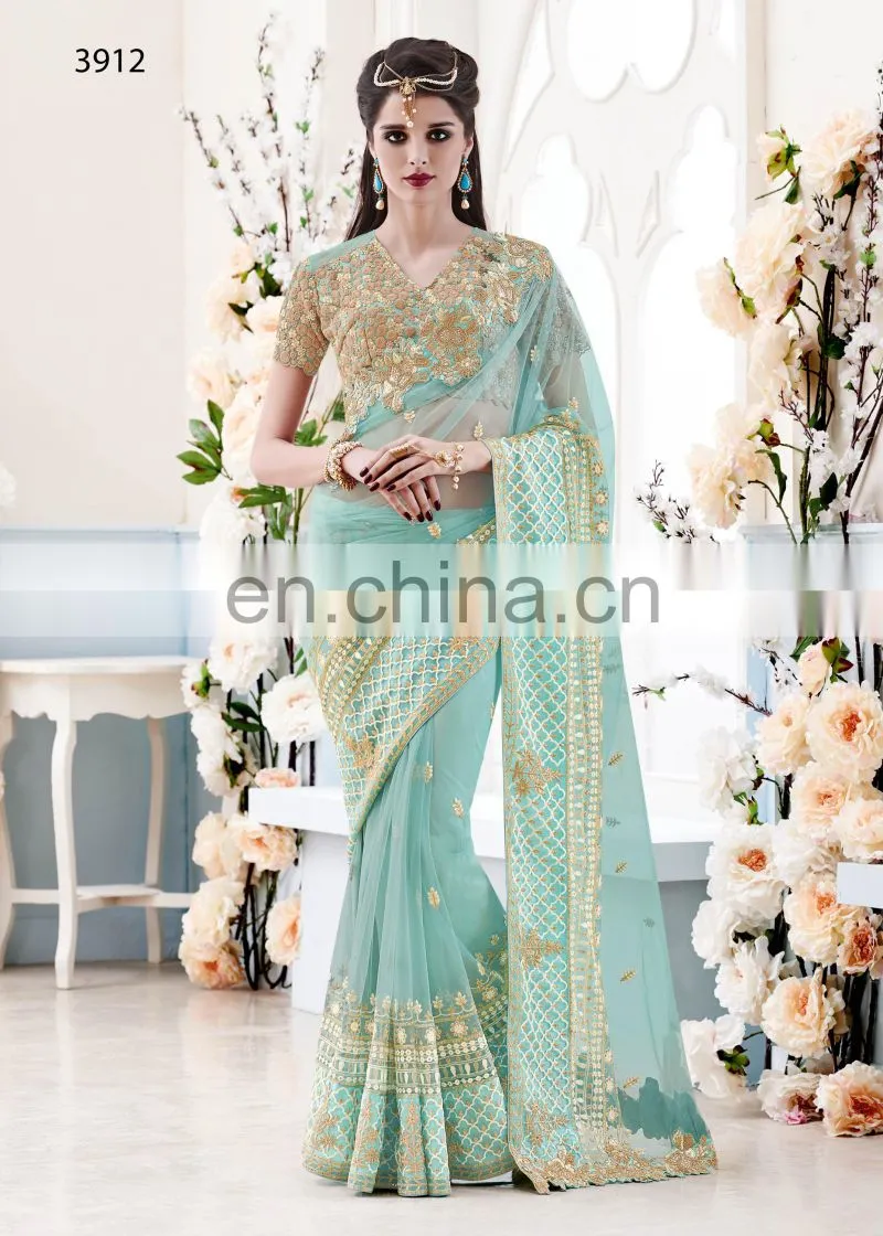 Party Wear Half&Half saree.