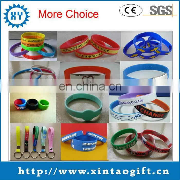 Custom funny silicone wristband for promotional gifts