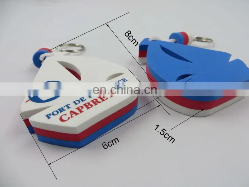 New popular design eva key rings key fob wholesales
