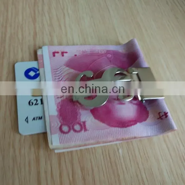 hot selling gold silver black 85mm spring money clip