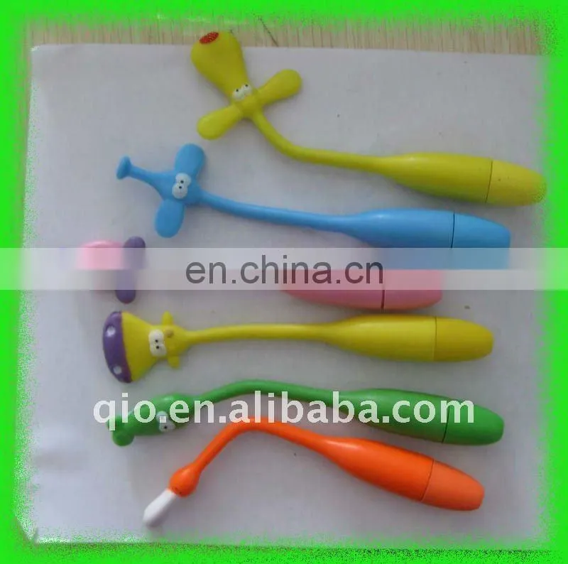 funny animal shaped bent flexible promotion gift ball pen