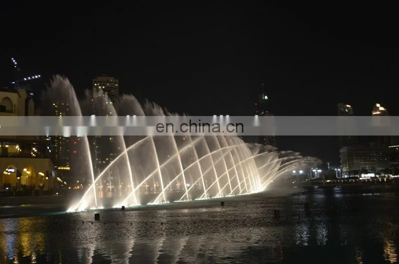 2017 China golden factory supplier asian stainless steel water music fountain