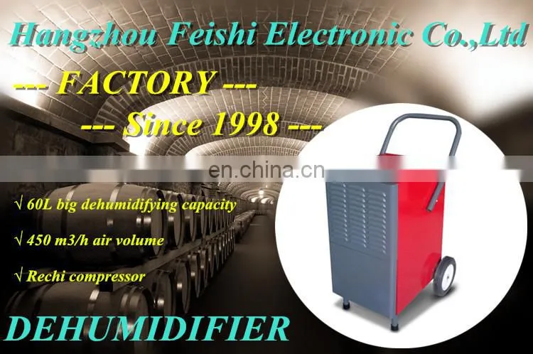 deshumidificateur industriel portable dehumidifier 60 liter for cellar