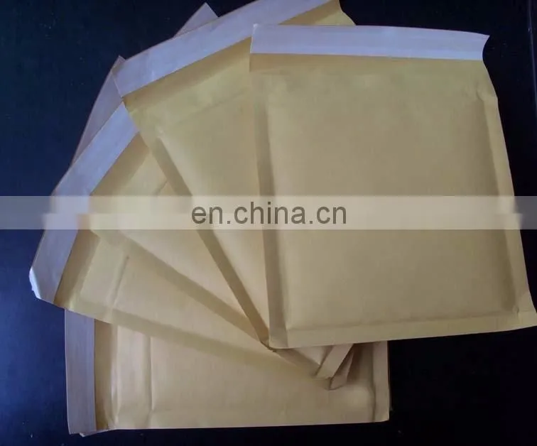 HAS VIDEO High Speed Automatic Two Side Seal Poly Craft paper air Bubble film mailer Bag Making Machine