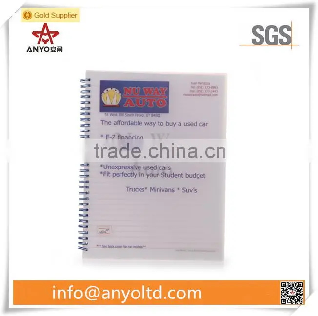 Custom A4 eco friendly cheap notebook