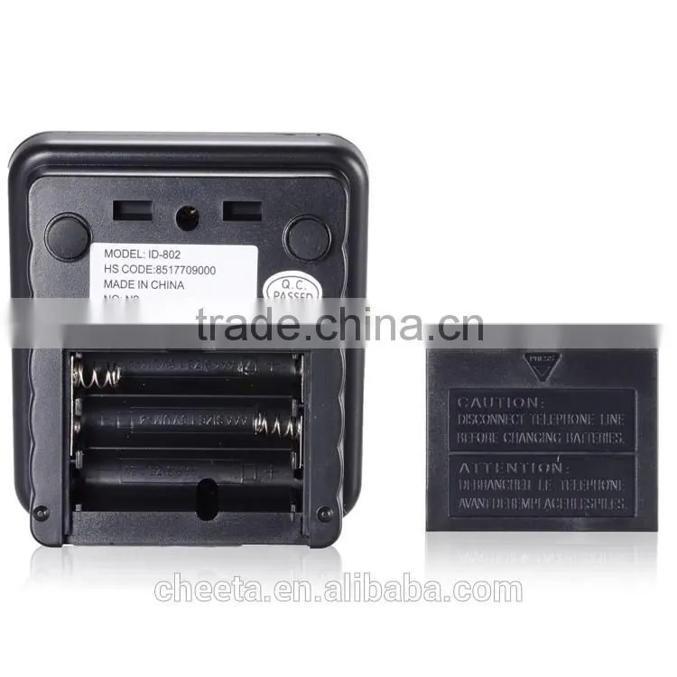 Telephone call blocker with two lines for US