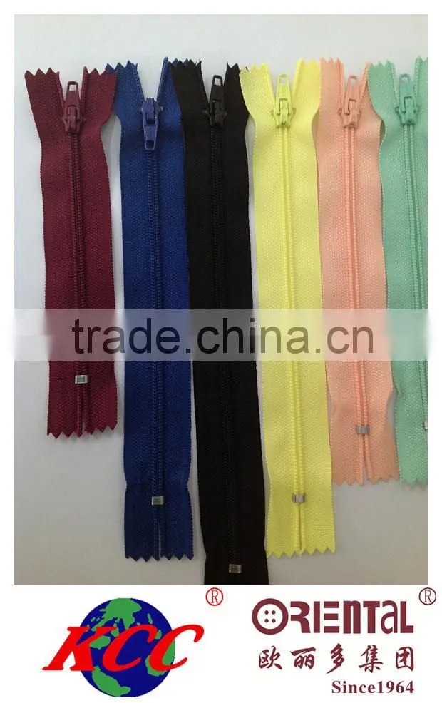 4 inch 3# dyeable tape nylon zipper KCC zipper