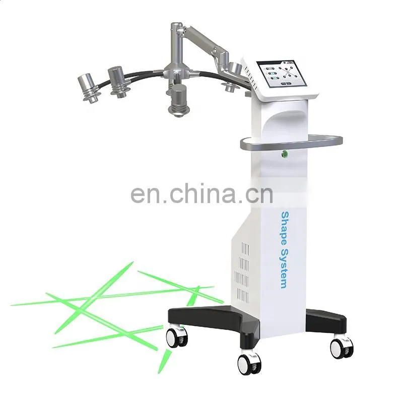 6D Laser Non-invasive Weight Loss Shaping Beauty Instrument Diode green laser light Device 532nm Wavelengths Body slimming