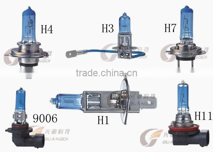 P14.5s Glass Or Quartz H1 Halogen bulb white Auto Halogen Bulb 24V55W H1 H3 H4 H7 H11