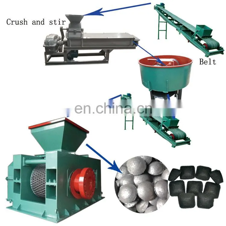 BBQ Coal cooking food Charcoal high quality Briquette Ball Press Briquette Machine on sale