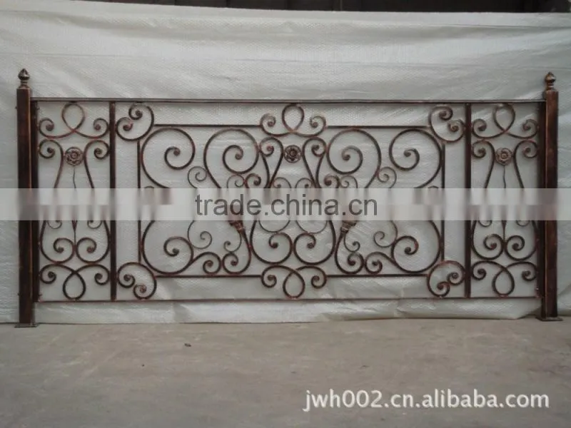 Wrought iron fence from top manufacturer for garden