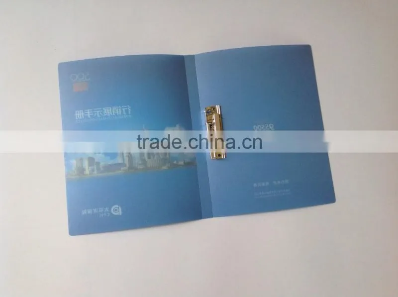high quality office plastic stationery spring clip file folders wholesale