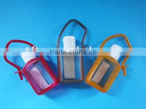 20ml 30ml animal silicone hand sanitizer holder in monkey shape,cute mini shampoo bottle with silicone case