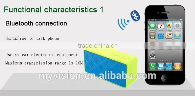 My vision bluetooth amplifier speaker for mobile phone and tablet pc