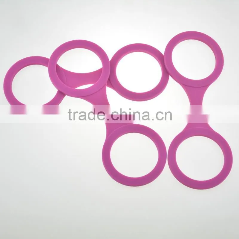 2016 Food grade silicone black and sex toy handcuff for women and man