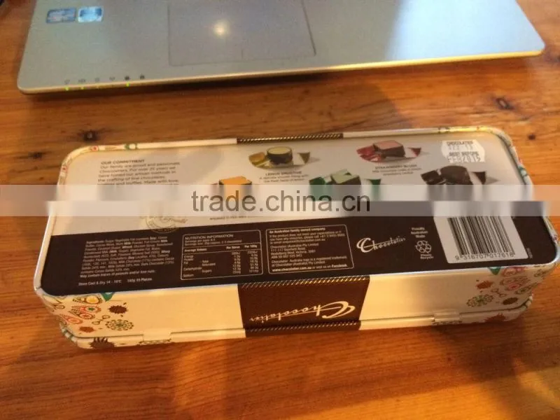 CCTB-T001 Gift Chocolate Fancy Tin box with embossing logo