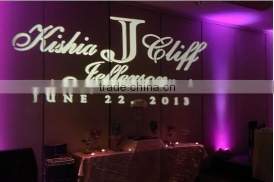 2016 middle promotion led logo gobo projector for wedding decor advertising or sign