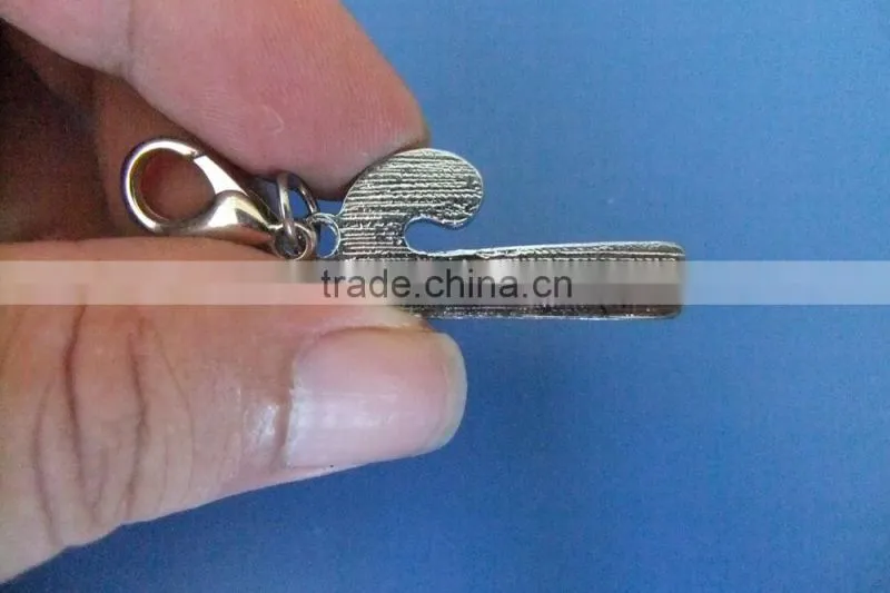 Zinc Alloy Jewelry Christmas Crutch Pendant Charm