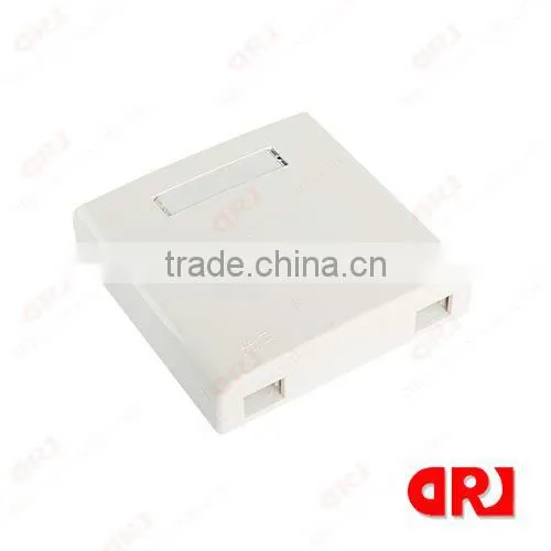 two ports rj45 electrical junction box