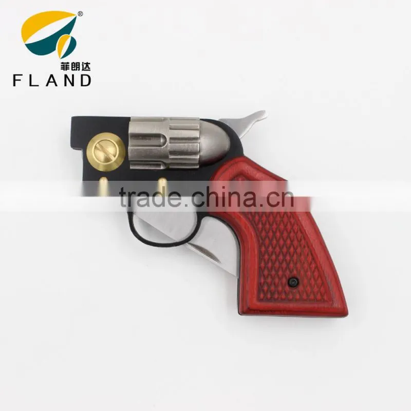 2015 new arrival wooden handle stainless steel folding pocket knife