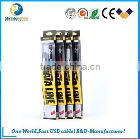 trending hot products Remax kingkong 2 in 1 usb cable for iphone and samsung mobile