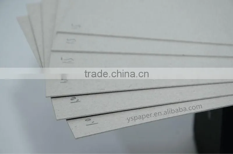 Sun paperboard with grey back,double grey paper board
