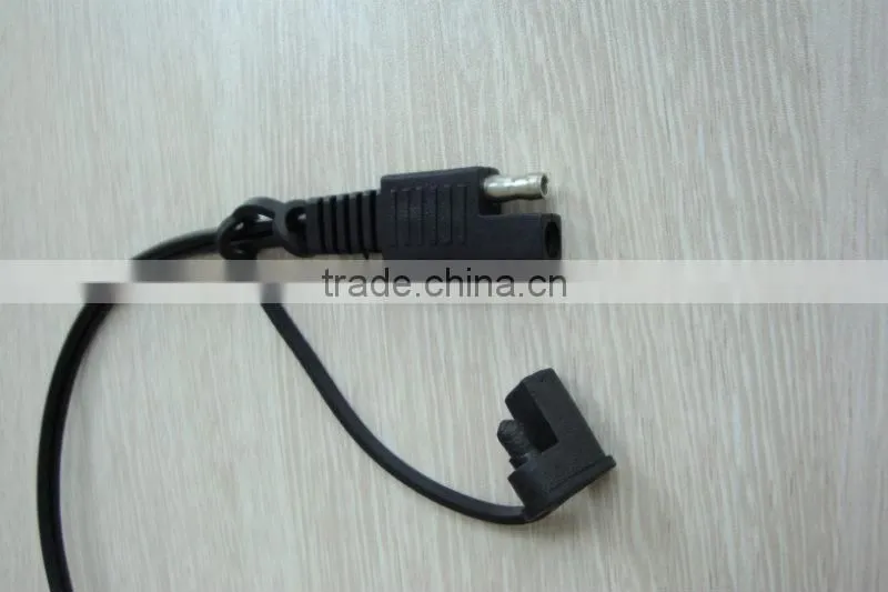 Battery Ternder SAE connector cable with in-line fuse and ring connectors for motorcycle/Car/ATV/Boat battery