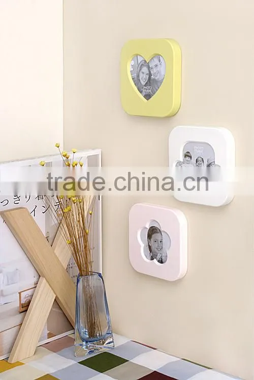 Promtional Sales Plastic PS Photo Frame, baby 12 month photo frame, PS Photo Frame, self-adhesive photo frame