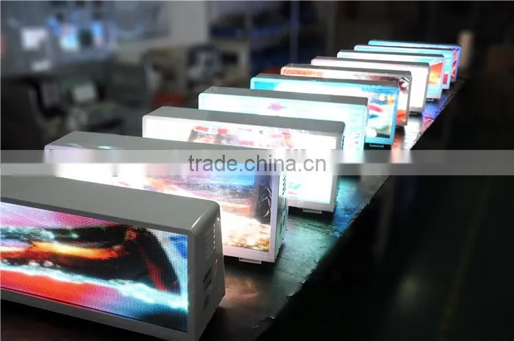 Led lighted sign taxi 3G 12 V full fix led indoor sign display
