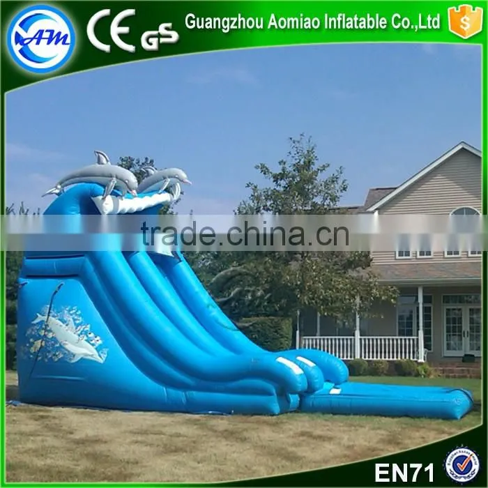 Most funny item water slide giant inflatable slide with pool