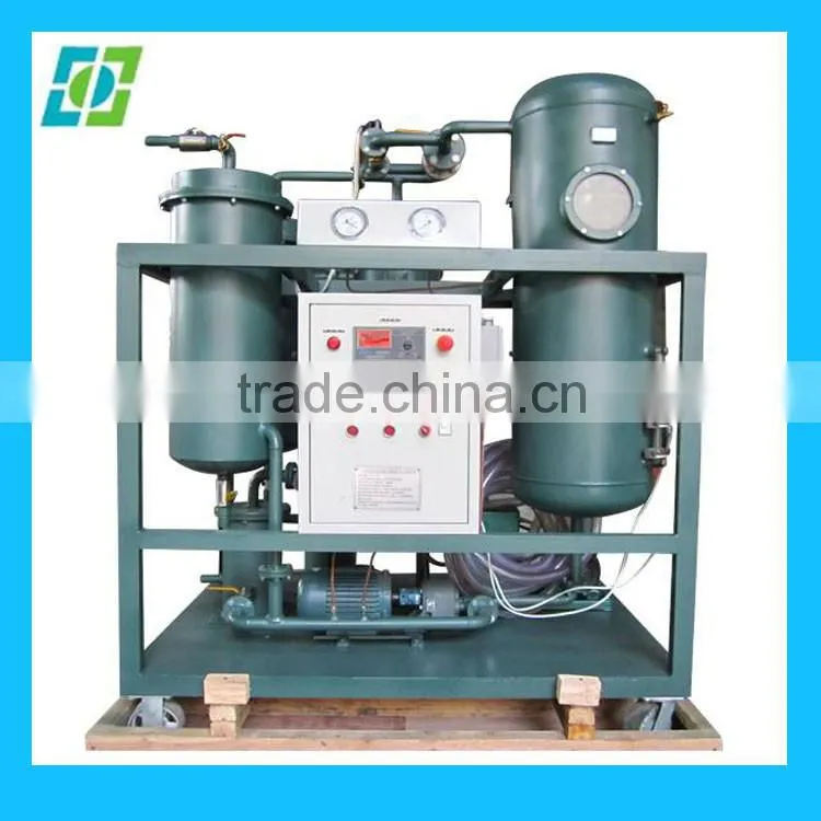 Vacuum separation technology turbine oil purifier machine