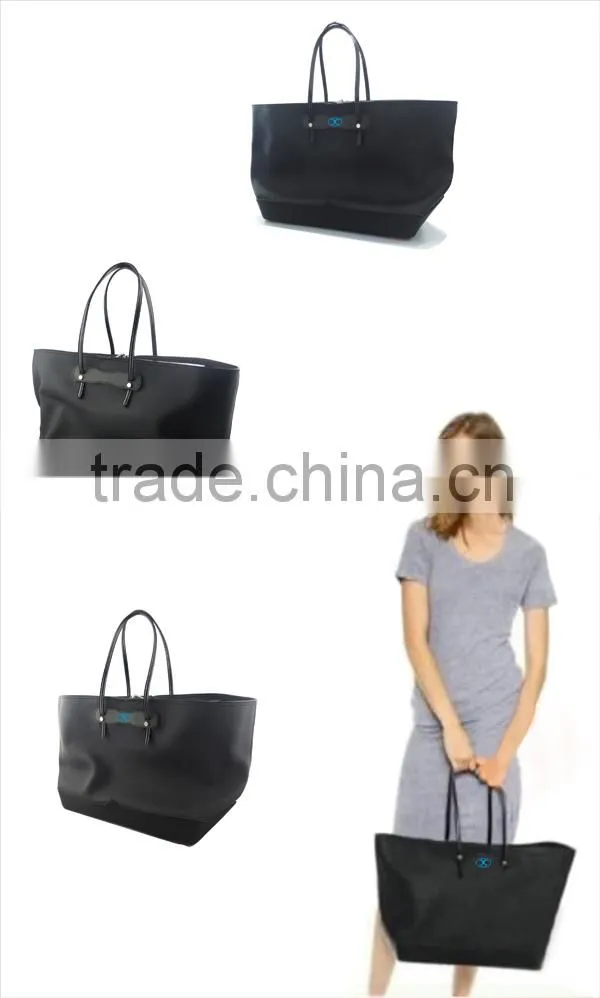 Matt silicone rubber waterproof tote handbags, shopping bags, shoulder bags