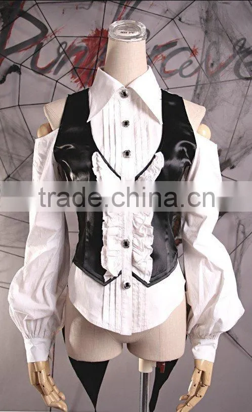 PUNK RAVE Gothic Swallowtail blouse Y-243