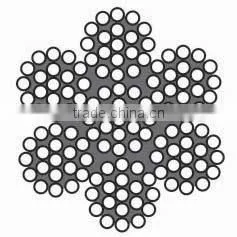 best ungalvanized 7*19 oiled steel wire rope