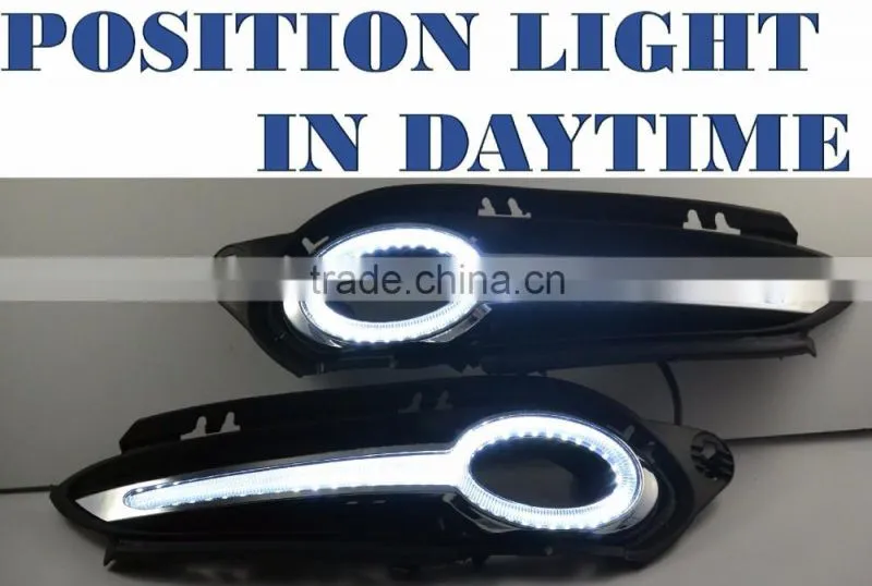 Car Accessories FOR HHONDA HRV Fog Lamp DRL Daytime Running LIGHT