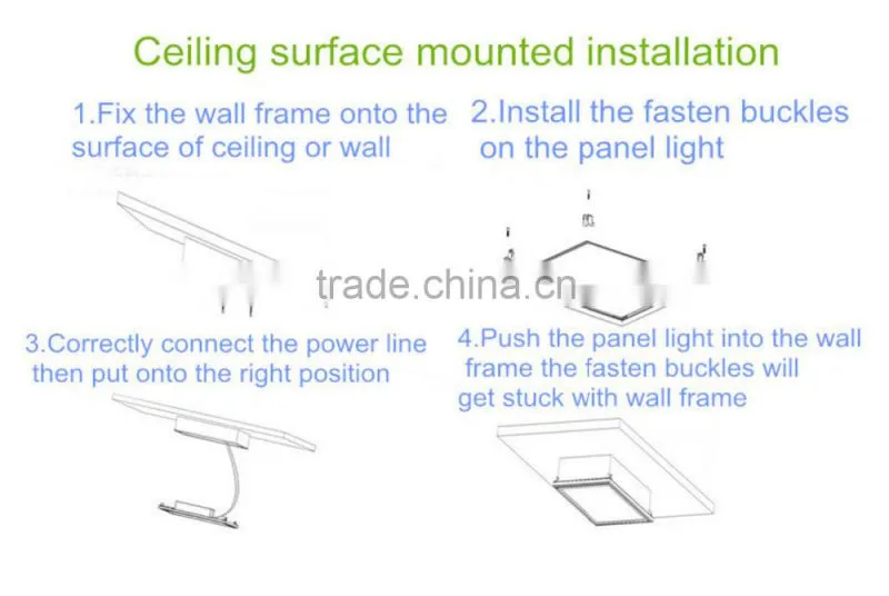 Amazing Price!!! 2015 hot sale 600x600 LED panel light 36W Baked white paint