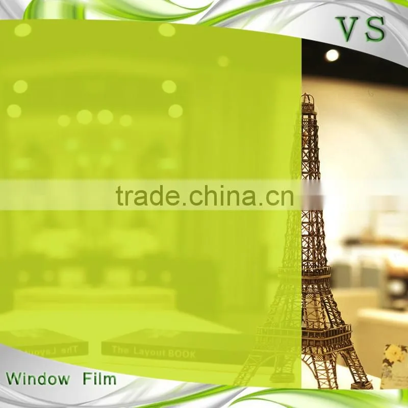 China Supplier Suzhou vis orange color privacy film for building glass window