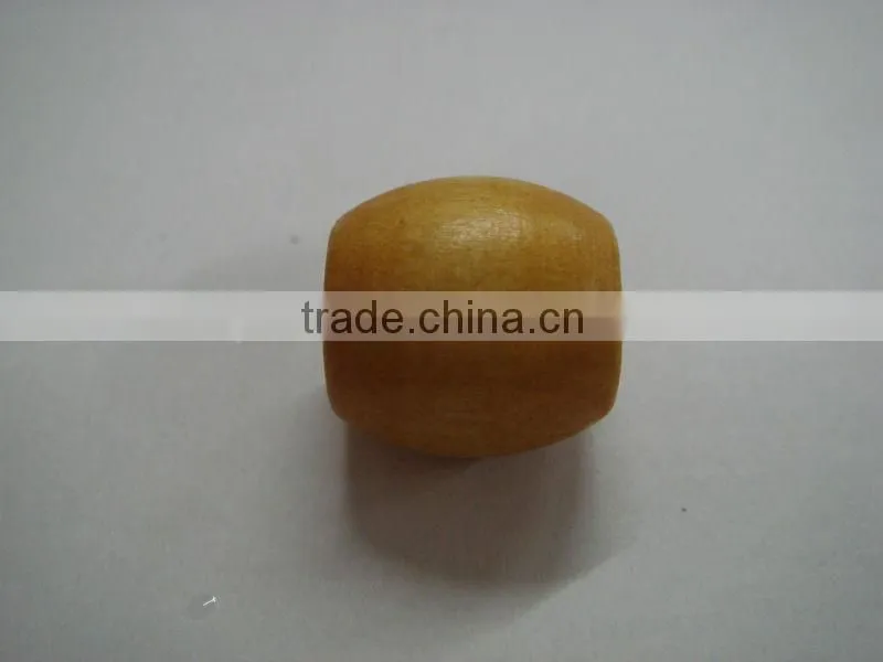 natural wood clothing button ball for rope