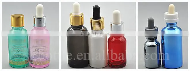 5ml amber essential oil glass dropper bottle with aluminium cap factory price