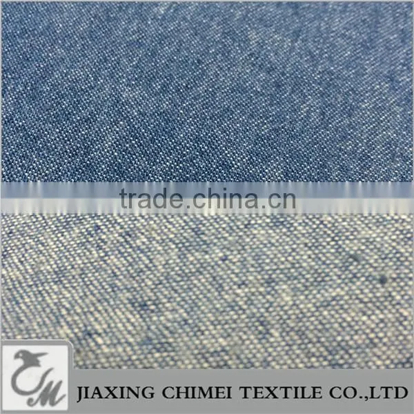 jiaxing indigo color of cotton denim for denim overalls