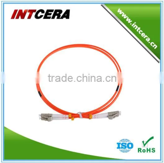 High quality LC-LC Multimode(OM3/OM4)Duplex 2.0mm fiber optic patch cord LC/PC patchcord