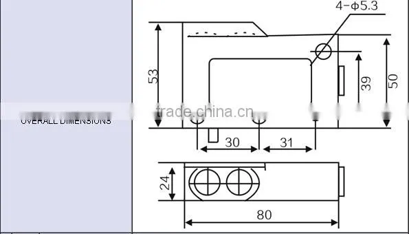 G80 Series 10-30VDC/90-250VAC NPN/PNP/2 Wires with NO/NC/NO+NC output Infrared capacitance Photoelectric Sensor Switches
