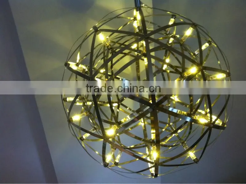 Stainless Steel LED Chandeliers Italy Style Pendant Lamps