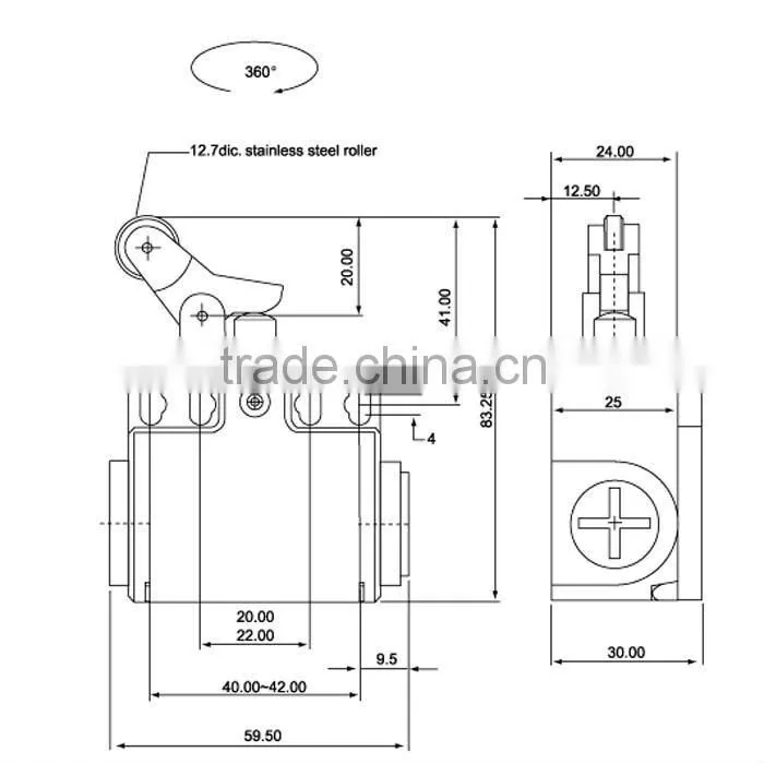 XCK limit switch TLS-327