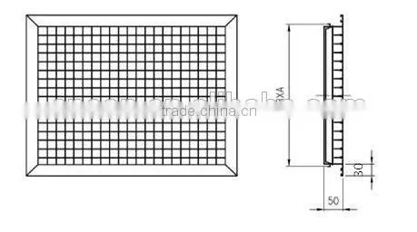 Ali Export Eggcrate Wall Air Vent Diffuser