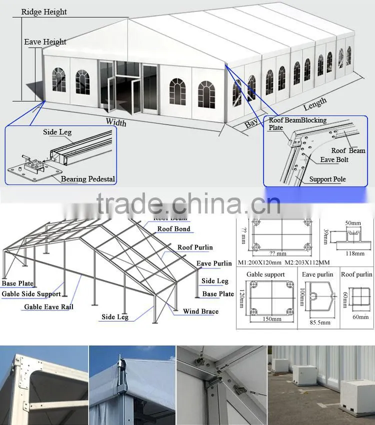 Carpa transparente para bodas para eventos