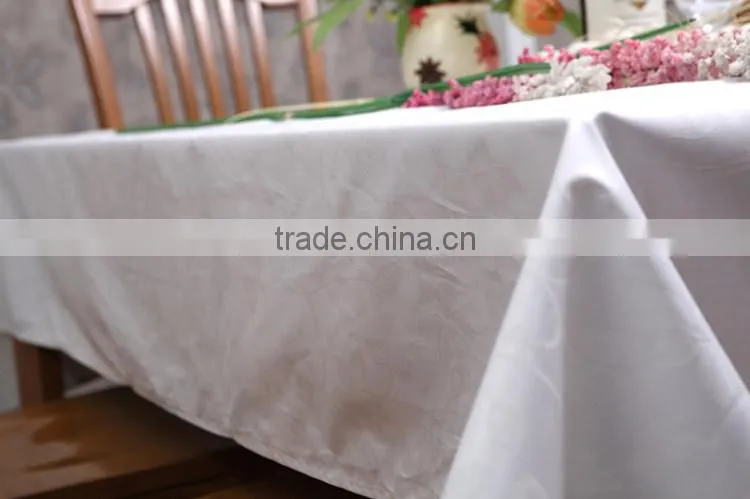 NEW DESIGN Jacquard table cover /white table cloth /table cloth wedding